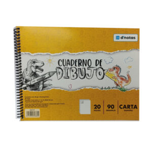 CUADERNO D NOTAS PARA DIBUJO 20H 216x280mm