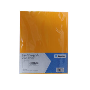 BOND 20 D NOTAS 8.5x11 NEON SURTIDO PAQ 50 HOJAS