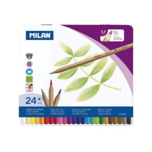 LAPIZ DE COLOR MILAN HEXA MINA GRUESA Cx24 0722124