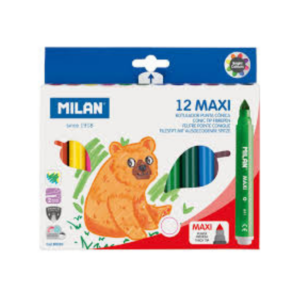 JUEGO DE MARCADOR MILAN MAXI 12 UNIDADES 80020(12)