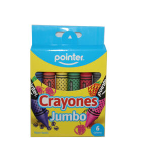 CRAYONES JUMBO POINTER 6 UDS