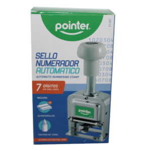 NUMERADOR POINTER SELLO AUTOMATICO 7 DIGITOS