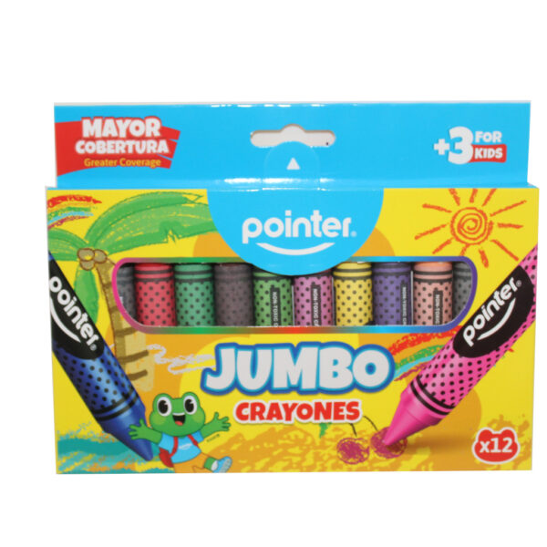 CRAYONES JUMBO POINTER 12 UDS