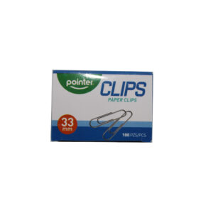 CLIPS POINTER METALICO 33 MM 100UDS