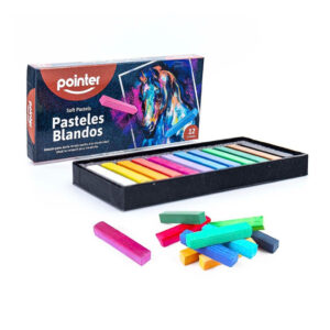 TIZA PASTEL SECO POINTER 12 COLORES