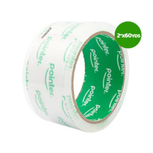 CINTA ADHESIVA EMPAQUE POINTER TRANSP 2" 60YDS