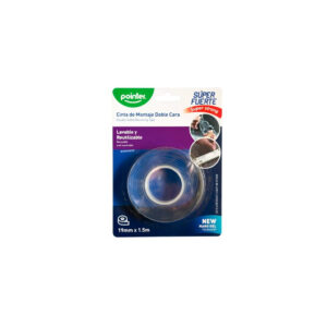 CINTA DOBLE CONTACTO DE GEL POINTER 19MM X 1.5M