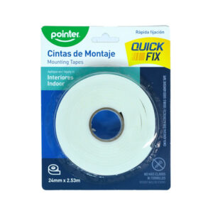 CINTA DOBLE CONTACTO POINTER 24MM X 2.53 M