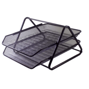 BANDEJA DE ESCRITORIO METALICA POINTER 2 NIVELES