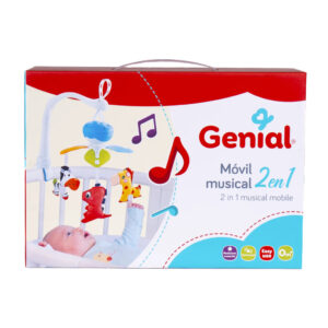 MOVIL MUSICAL PARA CUNA Y COCHE 2 EN 1 GENIAL