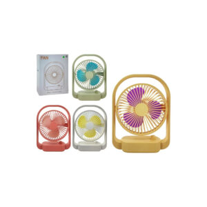 ABANICO ESCRITORIO RECARGABLE 17.5X5X18.5 CM