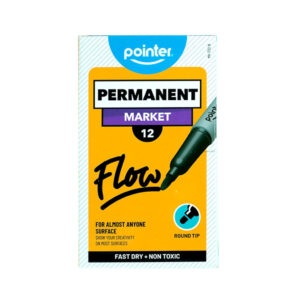 MARCADOR PERMANENTE NEGRO POINTER FINO BALA