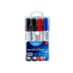JUEGO DE 4 MARCADORES POINTER PARA PIZARRA