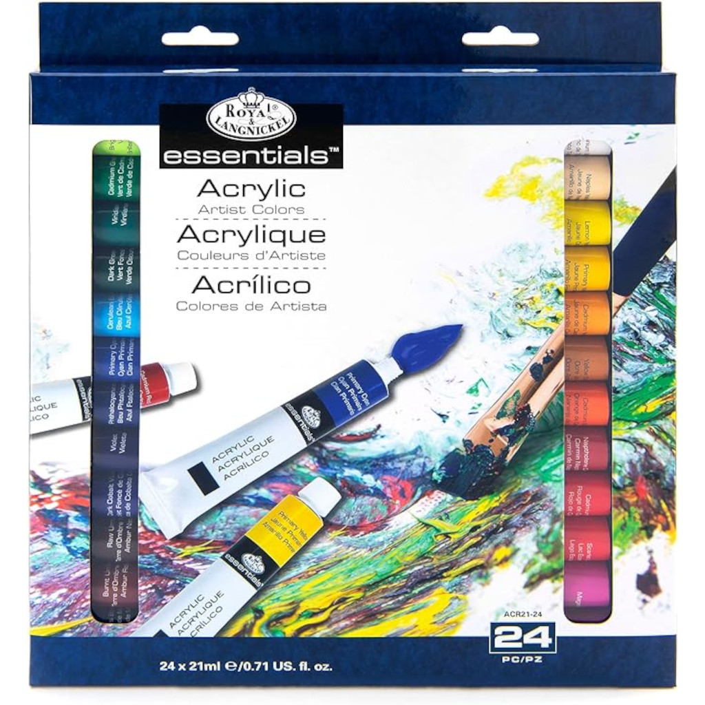 Set Acrilico Royal & Langnickel: 22 Pezzi Per Imparare A Dipingere Nature Morte