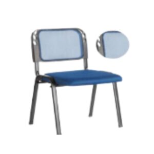 SILLA DE ESPERA METAL/COJIN SIRENA 6CM 124-1157