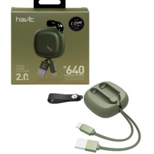 CABLE MICRO USB H640 RETRACTIL 1 MTR