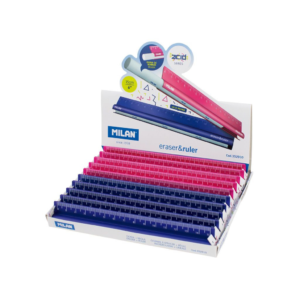 REGLA METALICA CON BORRADOR MILAN SERIE ACID