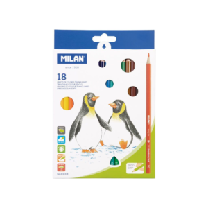 LAPIZ DE COLOR MILAN TRIANGULAR 18 COLORES