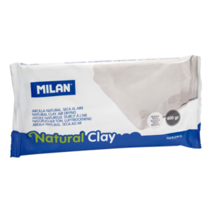 ARCILLA NATURAL BLANCA MILAN 400 GRAMOS