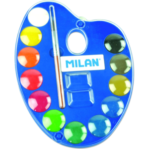 JUEGO DE PINTURA ACUARELA MILAN 12 UNI BASICO