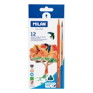 LAPIZ DE COLOR MILAN ACUARELABLE 12 LARGO