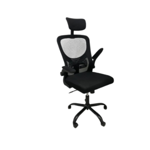 SILLA OFICINA NEGRA METAL SIRENA