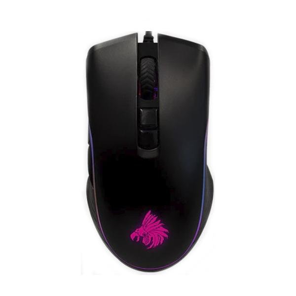 MOUSE GAMING RGB EAGLE WARRIOR COBRA ALÁMBRICO USB 3200 DPI MOM537UM001C NEGRO