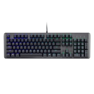 TECLADO GAMING RGB COOLER MASTER CK-550 V2 MECÁNICO ALÁMBRICO USB INGLÉS SWITCH MARRÓN CK-550-GKTM1-US NEGRO / GRIS