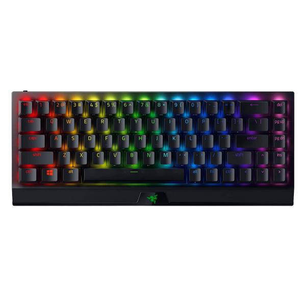 TECLADO GAMING RGB RAZER BLACKWIDOW V3 MINI HYPERSPEED MECÁNICO ALÁMBRICO USB ESPAÑOL SWITCH AMARILLO RZ03-03890900-R311 NEGRO