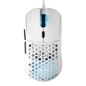 MOUSE GAMING RGB SHARKOON LIGHT 180 ALÁMBRICO USB 12000 DPI 4044951031092 BLANCO