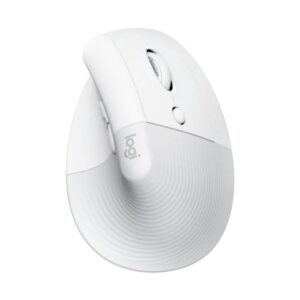 MOUSE LOGITECH LIFT VERTICAL ERGONOMIC INALÁMBRICO BLUETOOTH + RECEPTOR 4000 DPI 910-006469 BLANCO / GRIS