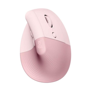 MOUSE LOGITECH LIFT VERTICAL ERGONOMIC INALÁMBRICO BLUETOOTH + RECEPTOR 4000 DPI 910-006472 ROSADO