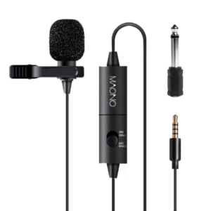 MICRÓFONO MAONO AU-100 3.5MM / USB LAVALIER OMNIDIRECCIONAL NEGRO