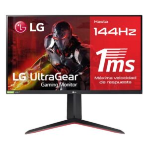 MONITOR 27 PULG LG 27GN65R-B FHD 1920x1080 144Hz DP HDMI PLANO SLIM 195174010860