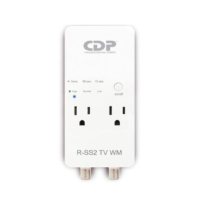 PROTECTOR DE VOLTAJE CDP R-SS2TV-WM 1800W 2 TOMAS SUPRESIÓN DE SOBRECORRIENTE Y SOBRE VOLTAJE RETARDO DE ENERGÍA SELECCIONABLE BLANCO