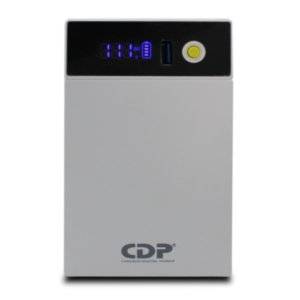 UPS CDP LISMART-1206 800VA 500W UPS LINEA INTERACTIVA LITIO LIFEPO4 120VAC USB LCD BLANCO