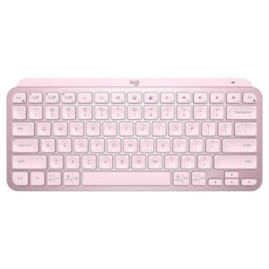TECLADO LOGITECH MX KEYS MINI MEMBRANA INALÁMBRICO BLUETOOTH INGLÉS 920-010474 ROSADO