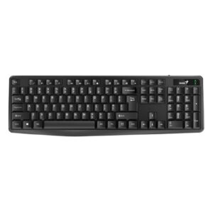 TECLADO GENIUS KB-117 MEMBRANA ALÁMBRICO USB ESPAÑOL 31310016401 NEGRO