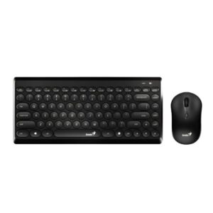 TECLADO Y MOUSE GENIUS LUXEMATE Q8000 INALÁMBRICO 2.4 GHZ ESPAÑOL 31340013401 NEGRO