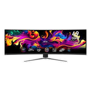 MONITOR 49 PULG MSI MPG 491CQP QD-OLED 5120 X 1440 144HZ 0.03MS CERTIFICACION VESA CLEARMR 8000 DISPLAY HDR NEGRO 9S6-3FA84T-002