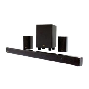 BARRA DE SONIDO THONET & VANDER REIN 200W BLUETOOTH CON 2 PARLANTES Y SUBWOOFER HDMI ARC + SPDIF OPTICAL + 3,5 MM HK096-03618 NEGRO