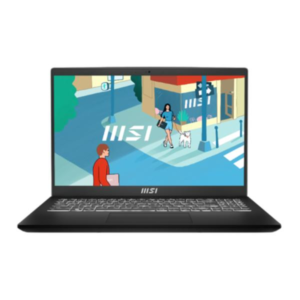 LAPTOP MSI MODERN 15 B7M-438CR 15.6 PULG RYZEN 5 7430U 16GB DDR4 512GB SSD WIN 11 HOME ESPAÑOL 9S7-15HK12-438 NEGRO