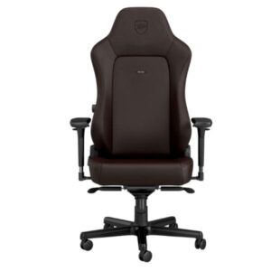 SILLA GAMING NOBLECHAIRS HERO EDICIÓN JAVA DE CUERO SINTÉTICO NBL-HRO-PU-JED CAFE