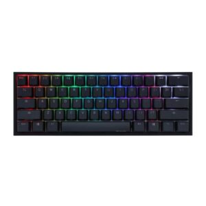 TECLADO GAMING RGB DUCKY ONE 2 PRO MINI MECÁNICO USB-C ESPAÑOL SWITCH AZUL DKON2061ST-CESPDAZT2 NEGRO