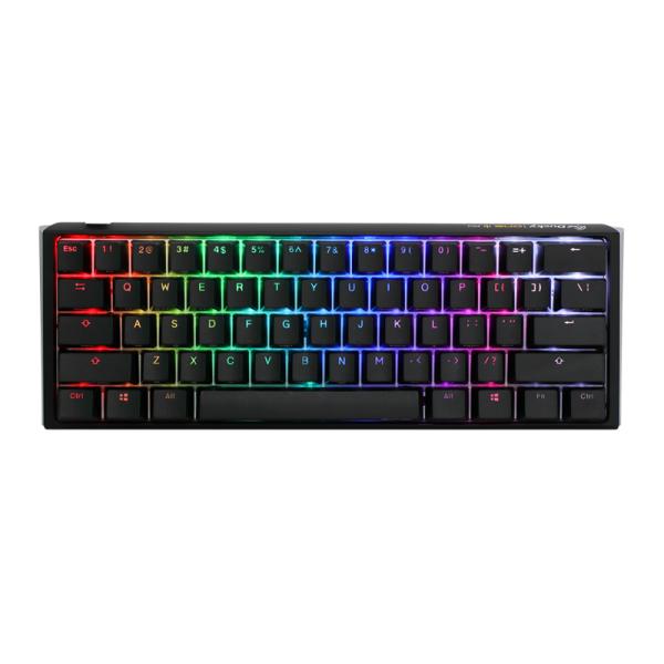 TECLADO GAMING RGB DUCKY ONE 3 MINI MECÁNICO USB-C ESPAÑOL SWITCH AZUL DKON2161ST-CESPDCLAWSC1 NEGRO