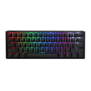 TECLADO GAMING RGB DUCKY ONE 3 MINI MECANICO USB-C ESPAÑOL SWITCH ROJO DKON2161ST-RESPDCLAWSC1 NEGRO