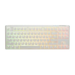 TECLADO GAMING RGB DUCKY ONE 3 TKL MECANICO USB-C ESPAÑOL SWITCH AZUL DKON2187ST-CESPDPWWWSC1 BLANCO