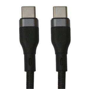 CABLE NOVA FAD31918002C USB-C A USB-C 65W 1.8M NYLON CARGA RAPIDA NEGRO