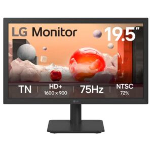 MONITOR LG 20U401A-B 19.5 PULG PLANO 1600 X 900 75HZ TN AMD FREESYNC HDMI Y D-SUB NEGRO