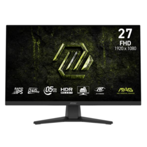 MONITOR GAMING MSI MAG 272F X24 27 PULG PLANA 1920X1080 FREESYNC PREMIUM 9S6-3CE11M-026 NEGRO